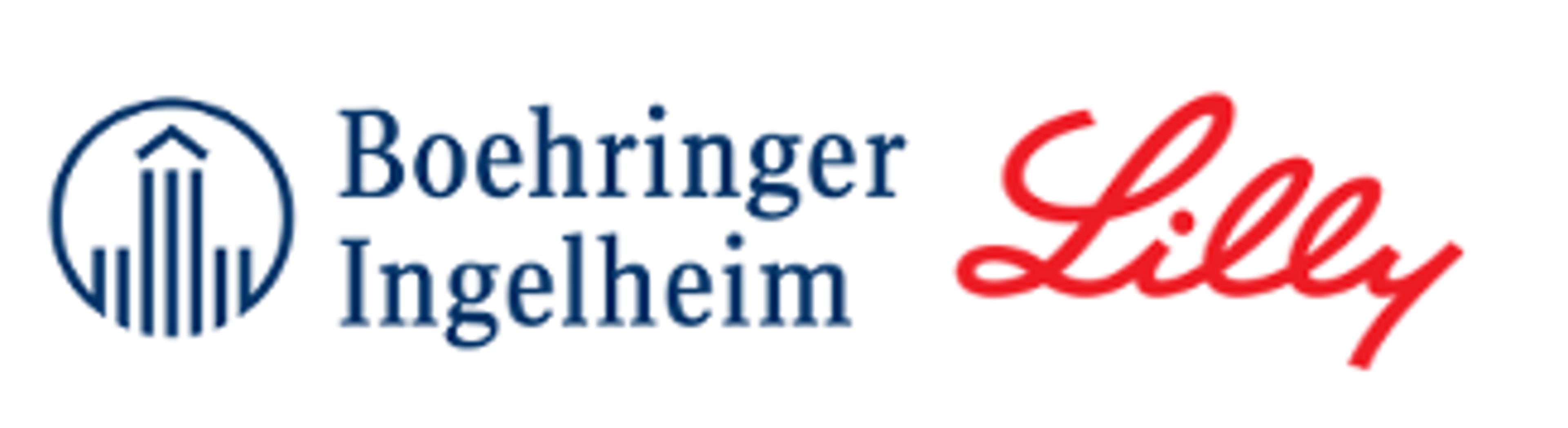 Text logo for Boehringer Ingelheim and Lilly Alliance