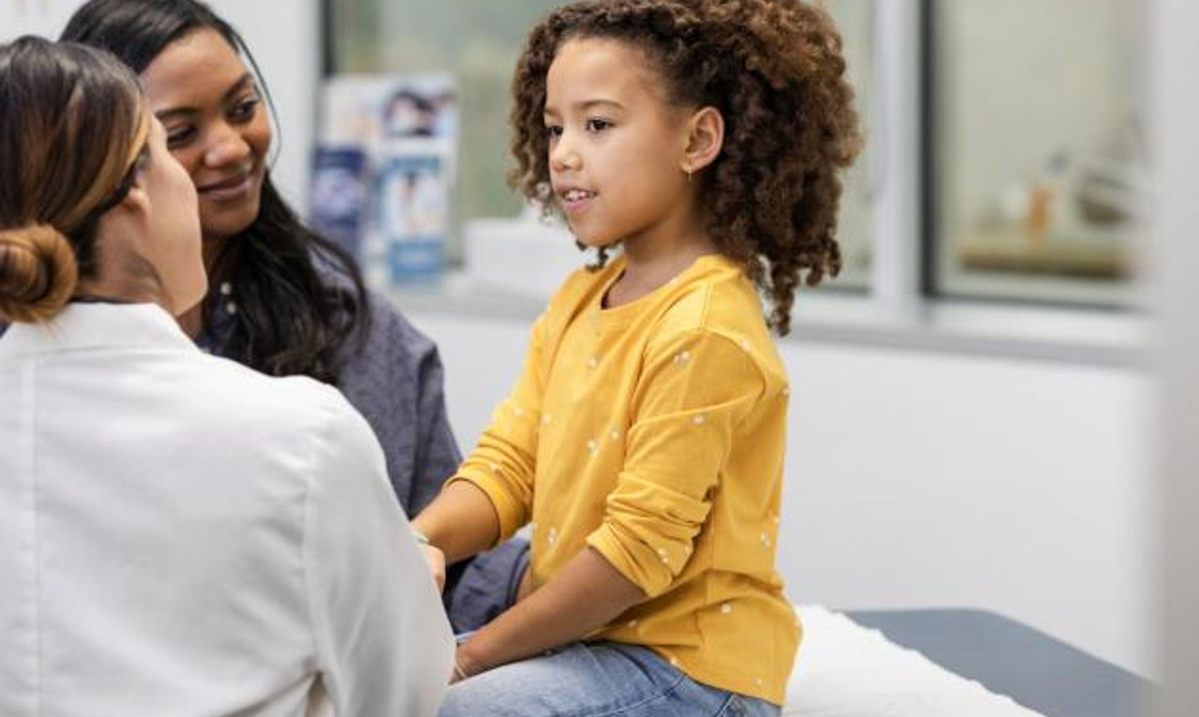 Child at doctor's office