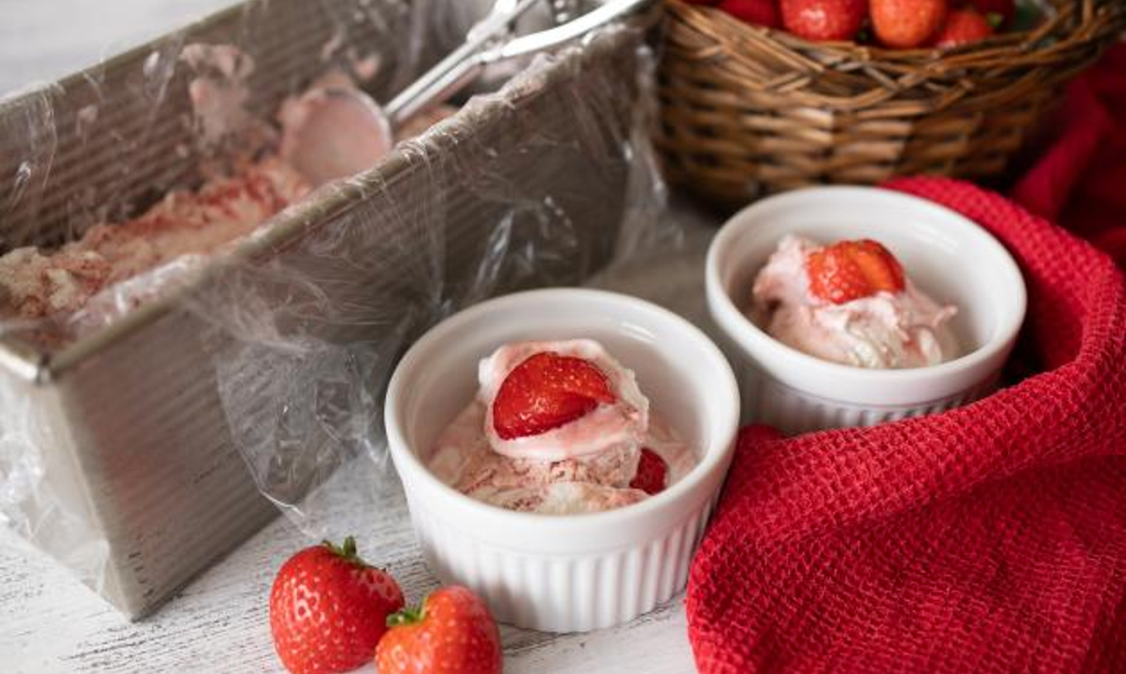 Diabetes-Friendly Strawberry Swirl Ice Cream Recipe