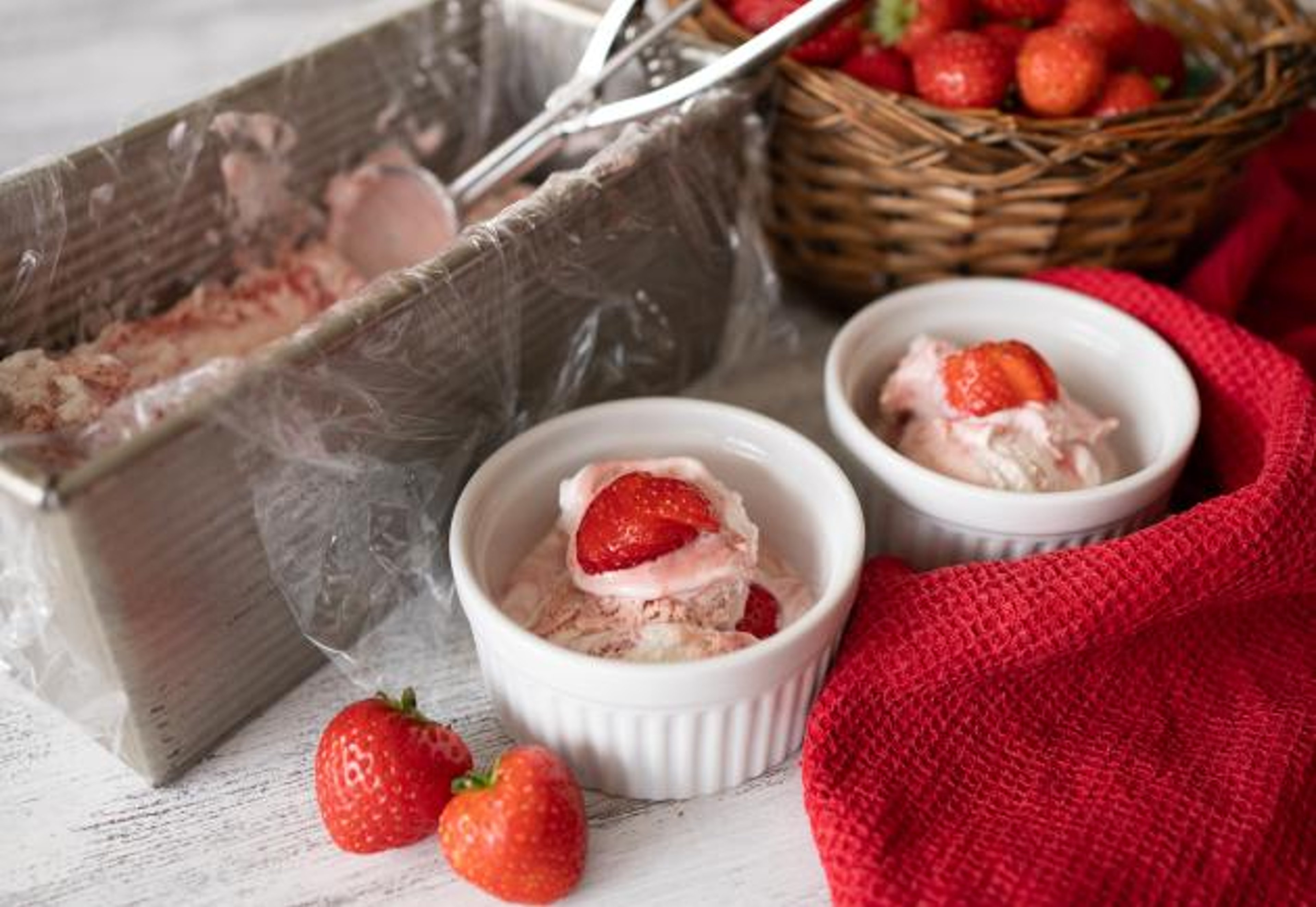 Diabetes-Friendly Strawberry Swirl Ice Cream Recipe