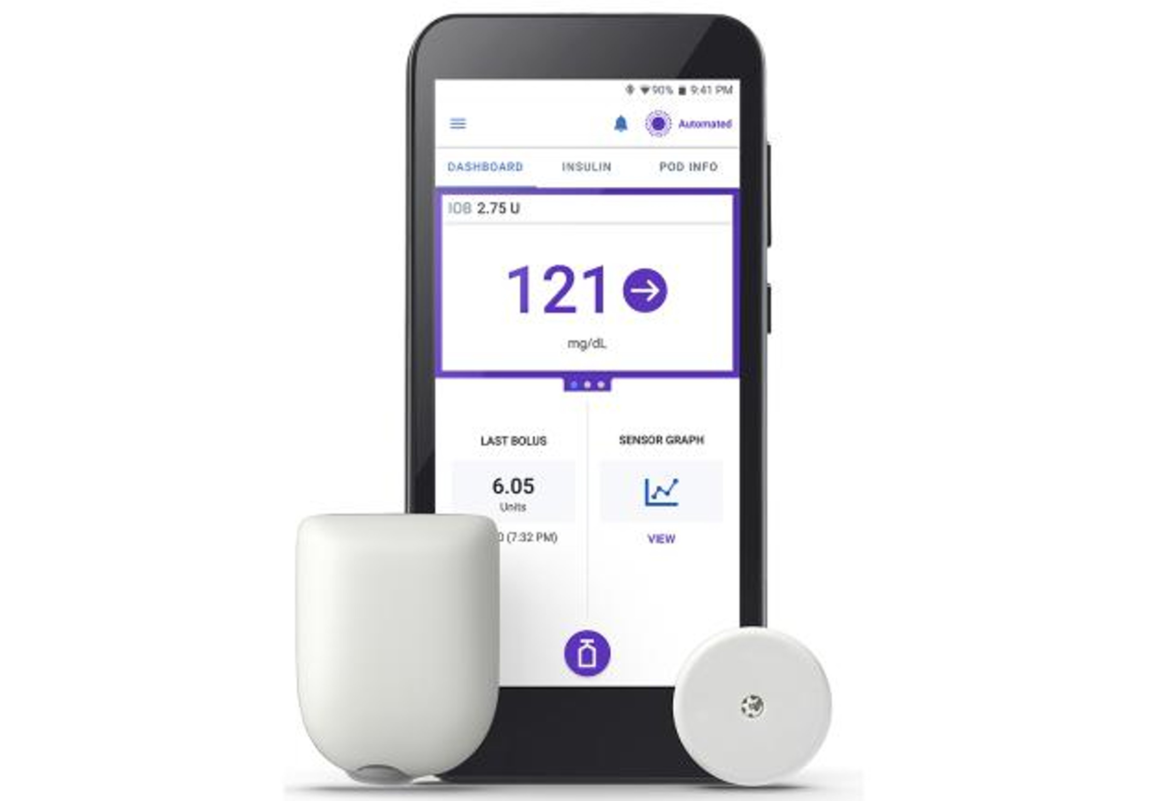 Omnipod 5 AID system and Freestyle Libre 2 Plus CGM sensor