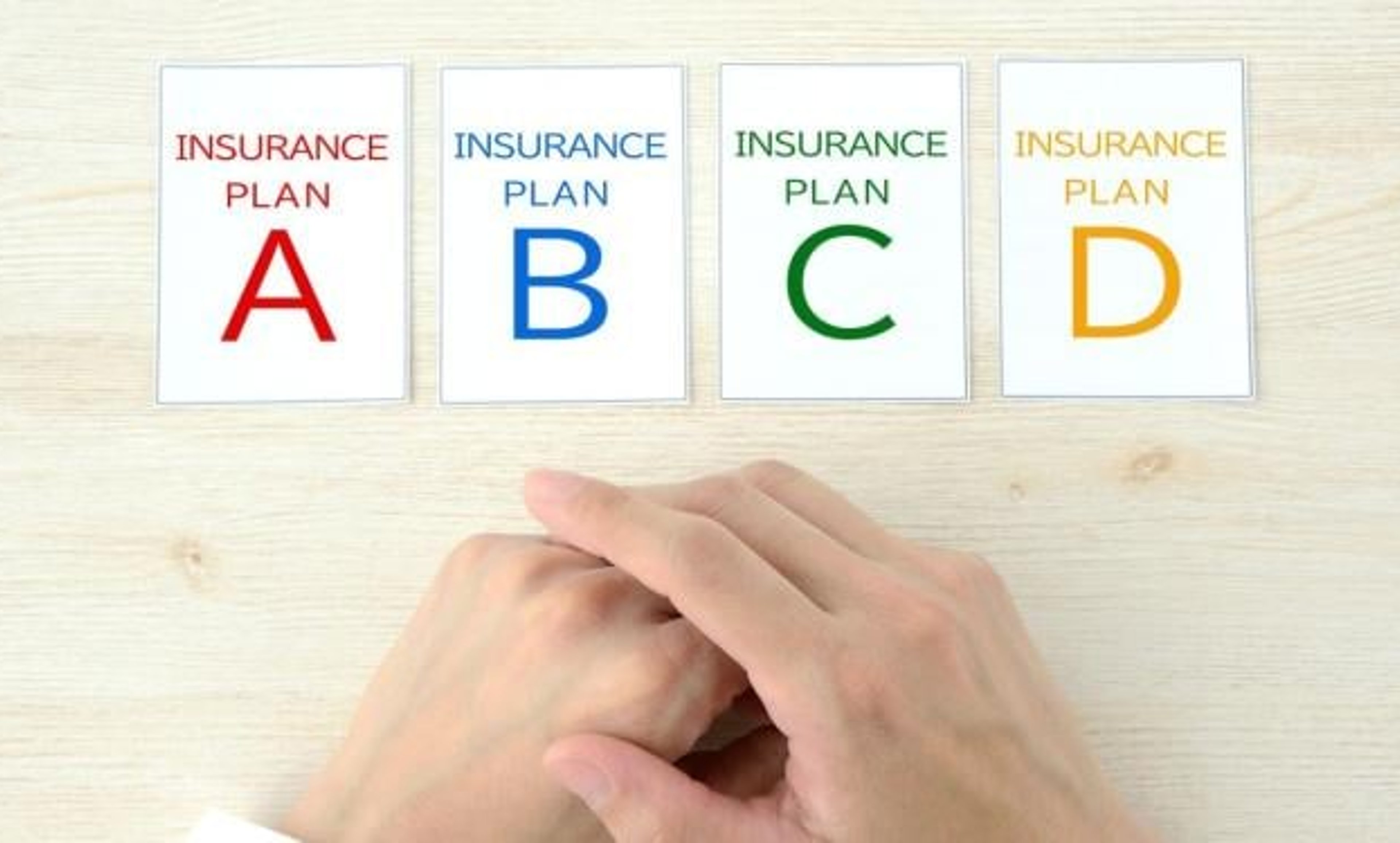 Insurance plans A B C and D