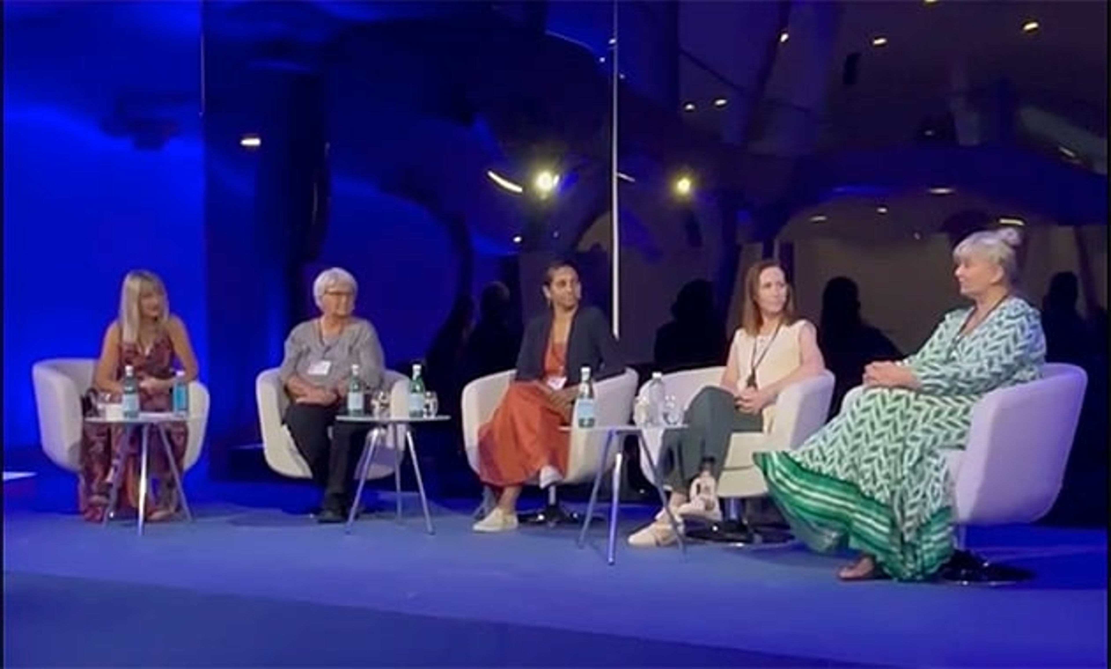 From left: Dr. Helen Murphy, Dr. Elisabeth R. Mathiesen, Dr. Ananta Addala, Dr. Arianne Sweeting,  Dawn Adams.