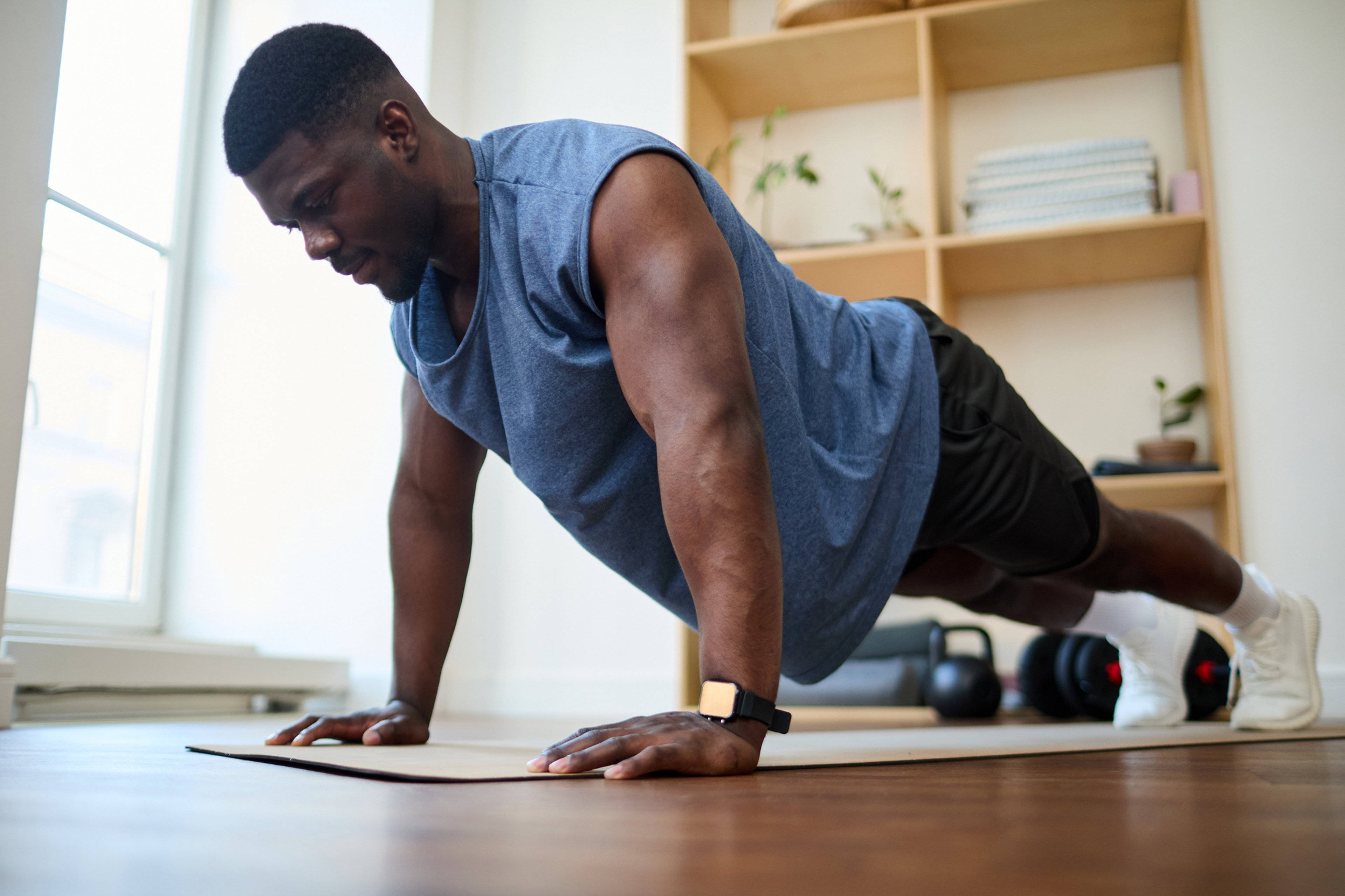 Man doing pushup