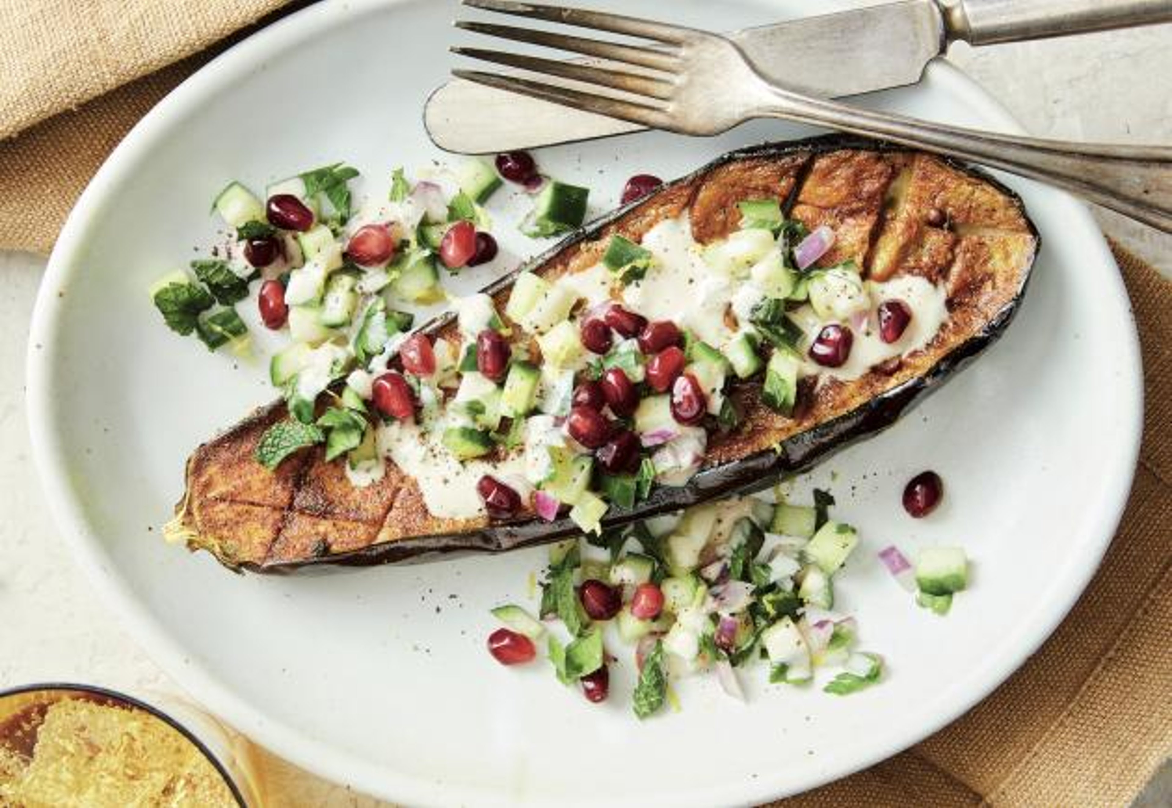 Spiced Eggplant Steaks Recipe