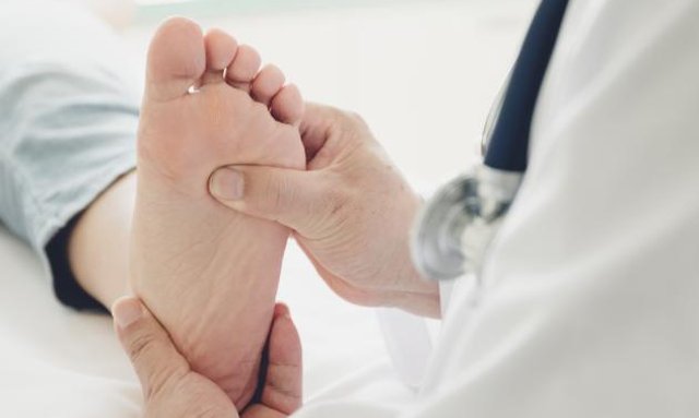 Feet examination