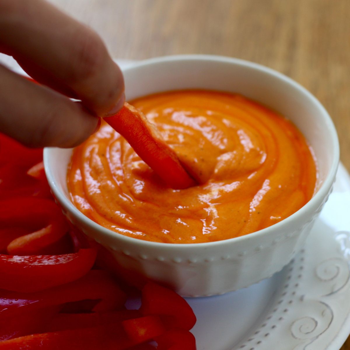 Smoky feta dip