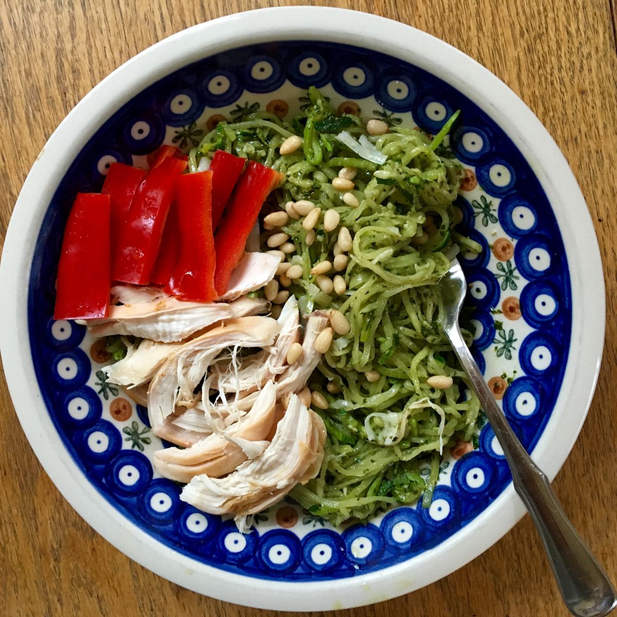 Zucchini spaghetti